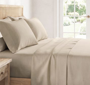 Sábanas 180 Hilos Lisas Beige