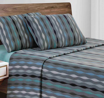 Sábanas Polar Estampadas Ondas