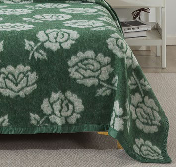 Frazada Classic Jacquard Verde