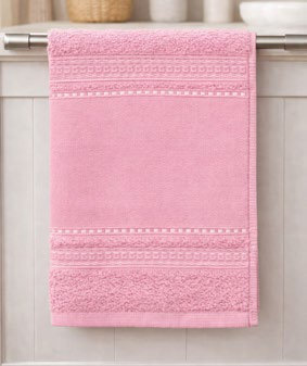 Toalla Visita Valentine 30X50 Cm Rosa